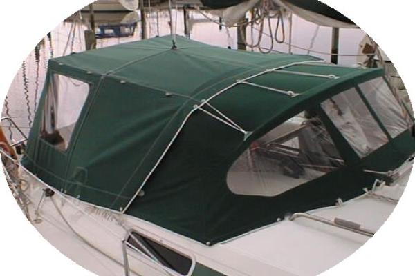 AS Anschluss-Verdeck mit Stange hinten